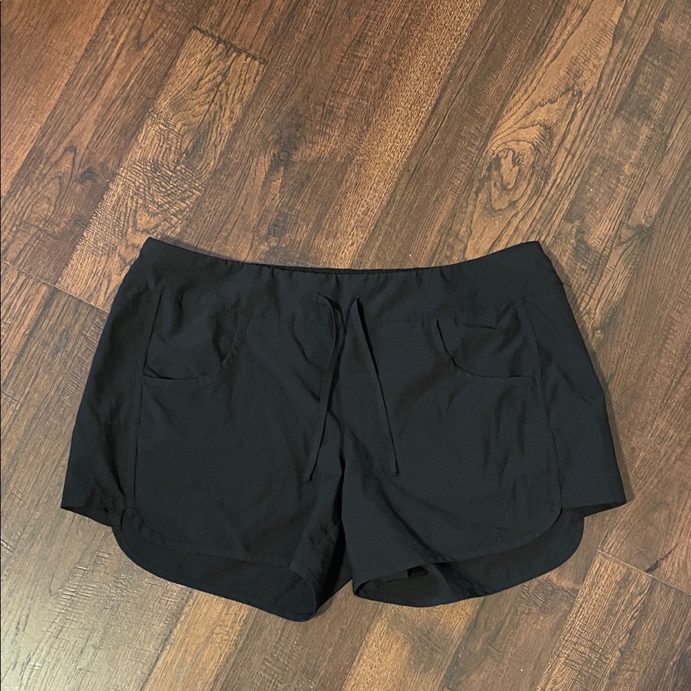 Magellan Outdoors Black Women's Athletic Drawstring Shorts
